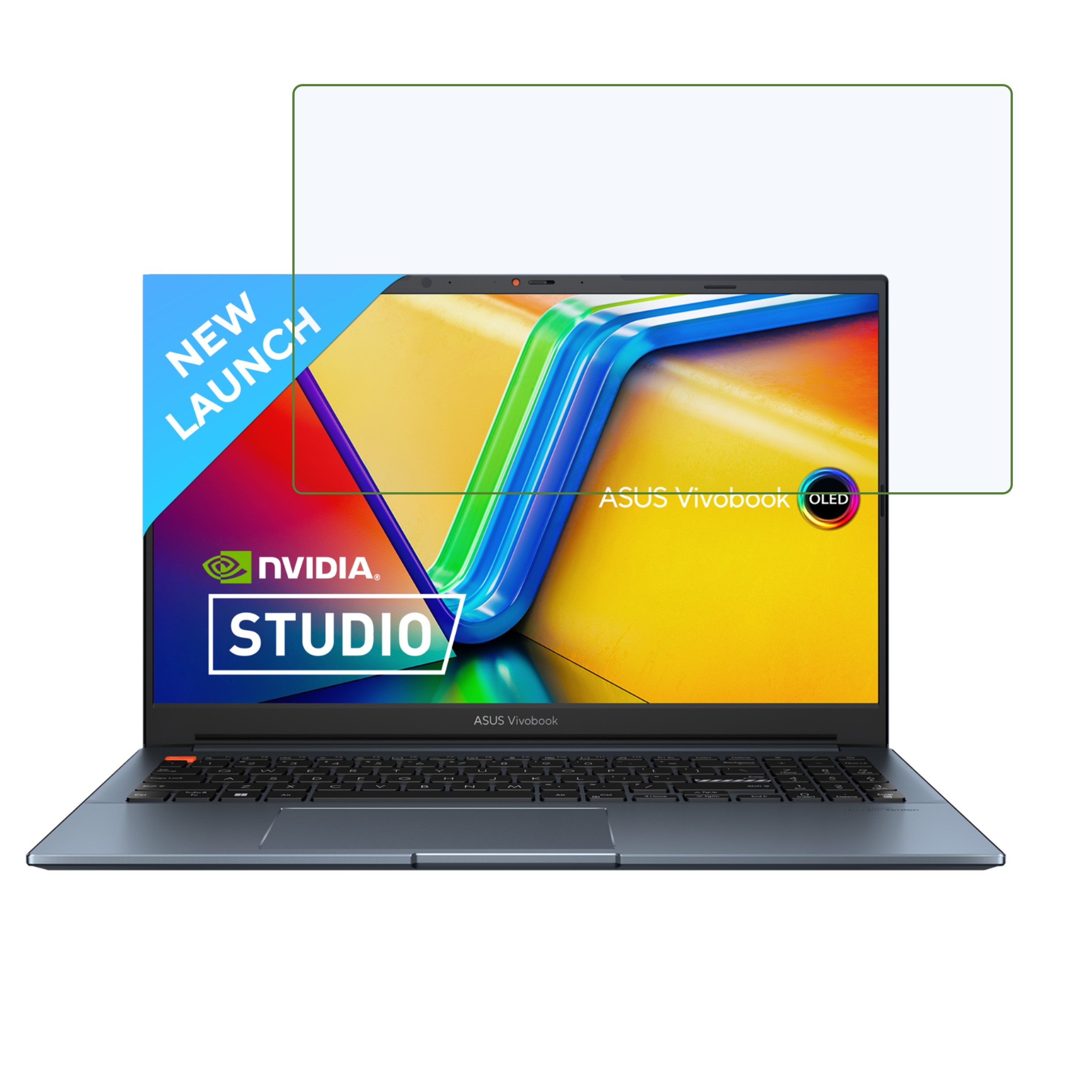 ASUS Vivobook Pro 15 OLED K6502VU (15.6) inch laptop Screen protector 9H Crystal Clear unbreakable (Flexible Screen Protector)